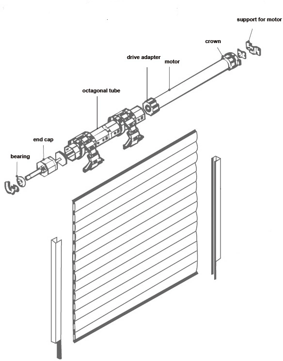 Electrical AC Tubular Motor for Motorized Window Blind