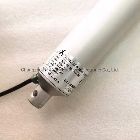 Piccolo attuatore lineare tubolare Mini 12V con azionamento motore CC di buona qualità dal produttore Changzhou Hax