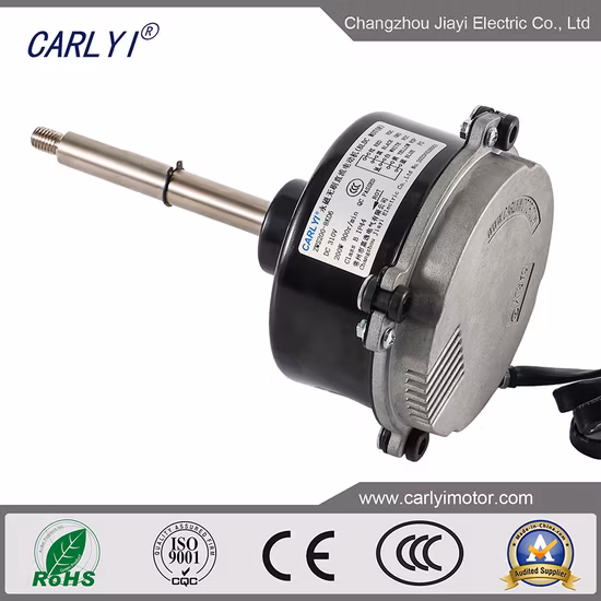 Motore del ventilatore CC senza spazzole da 1/5 HP per condizionatore d'aria diviso, condizionatore d'aria per armadietti interni e macchina per soffitto interno con aria condizionata centralizzata